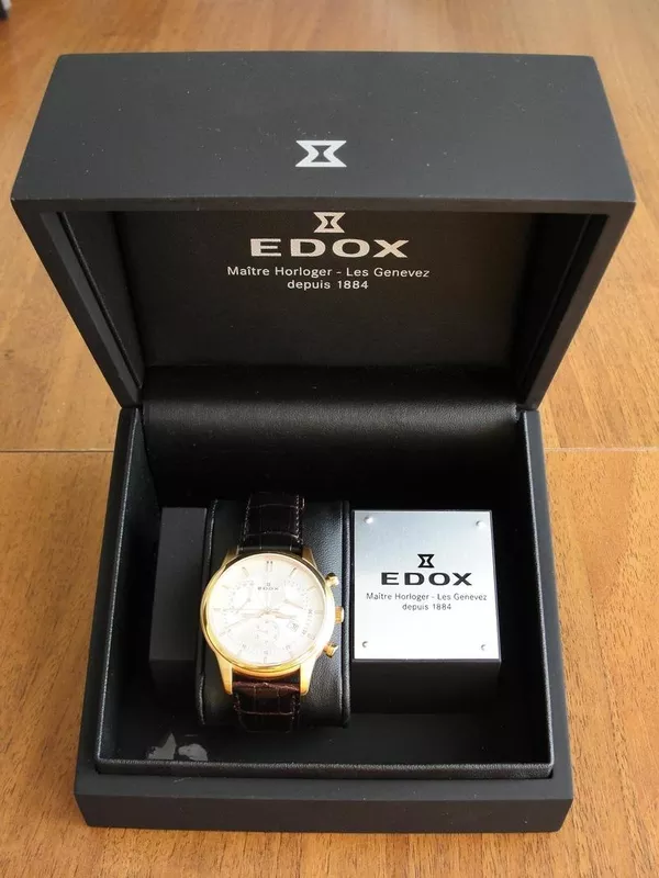Продам Edox,  новые швейцарские часы ТОРГ 3