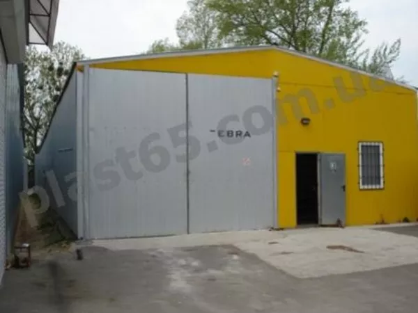 Ангары из профнастила, ангары из сендвич-панелей под ключ в Украине.