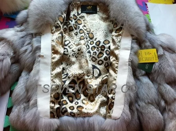 Новая шуба полушубок из меха песца лиса. Размеры хс с м 3