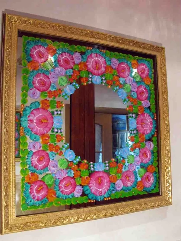 Декоративная роспись зеркал. 2