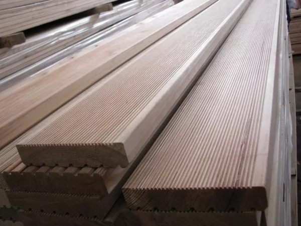 Террасная доска из лиственницы сорт АВ