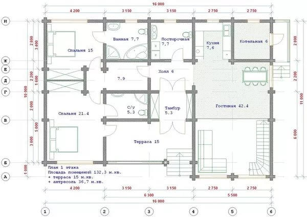 Проекты деревянных домов из бруса. Проектирование