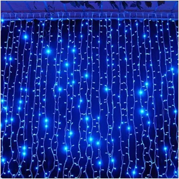 Светодиодная гирлянда Занавес (дождь) 2х3м 2