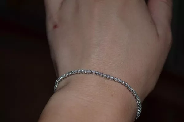 Золотой Бриллиантовый браслет 750 пробы!Срочно! 3