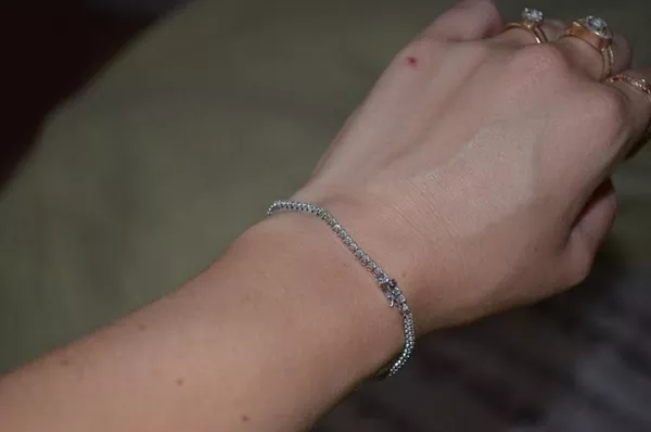 Золотой Бриллиантовый браслет 750 пробы!Срочно! 4