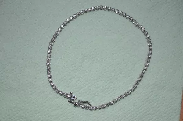 Золотой бриллиантовый браслет высшего качества!Спешите 3