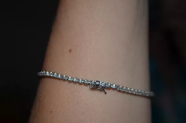 Золотой бриллиантовый браслет высшего качества!Спешите 6