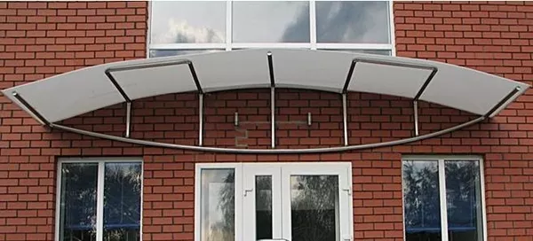 Козырьки из нержавеющей стали 2