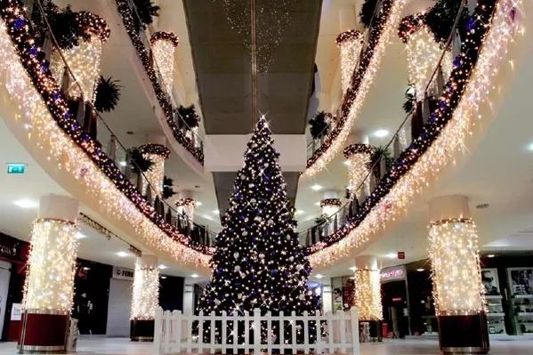 Светодиодные гирлянды, новогоднее оформление, наружные гирлянды 8