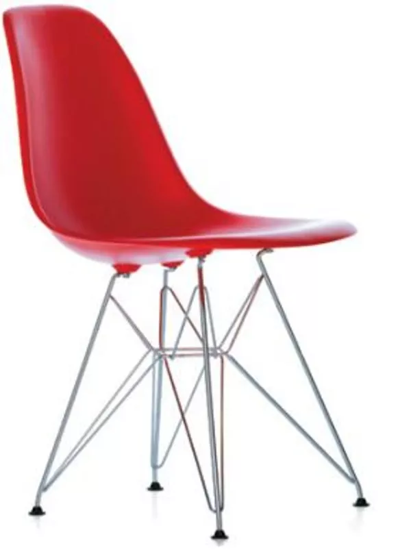 Стул ТАУЭР пластиковый на металлических ножках для дома, офиса, кафе 6