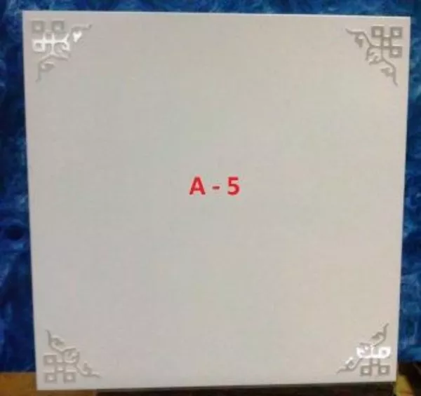 Подвесные потолки кассетные с рисунком и без. Металлические. 5