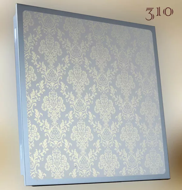 Подвесные потолки кассетные с рисунком и без. Металлические. 10