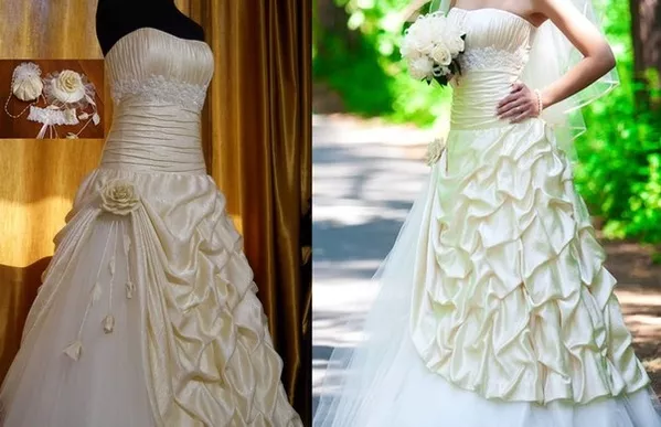 Продам эксклюзивное свадебное платье, р-р 42-46;  цена - 2, 000 грн 5