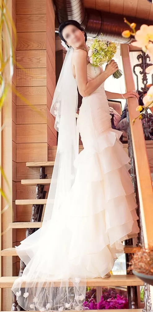 Эффектное свадебное платье Mori Lee (оригинал)