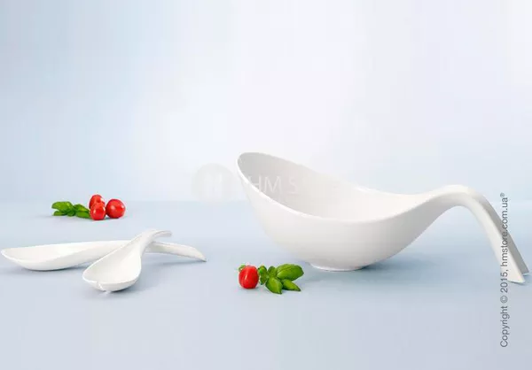 Набор из фарфора для подачи салатов 3