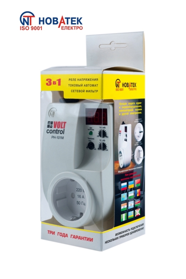 Реле напряжения Volt control для защити от скачков напряжения 3