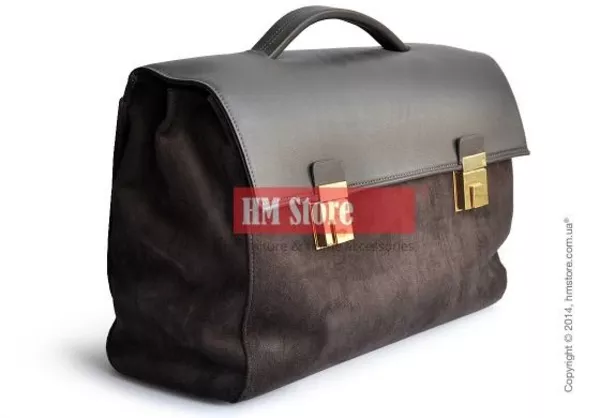Замшевая мужская сумка