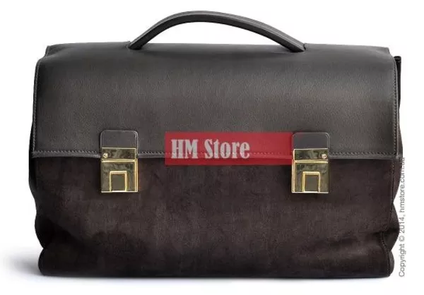 Замшевая мужская сумка 2