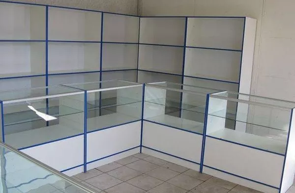 Витрины,  прилавки,  стеллажи,  торговые островки и другая торговая мебел 2