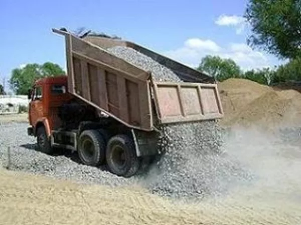 Доставка песка и щебня по Киеву и пригороду 2