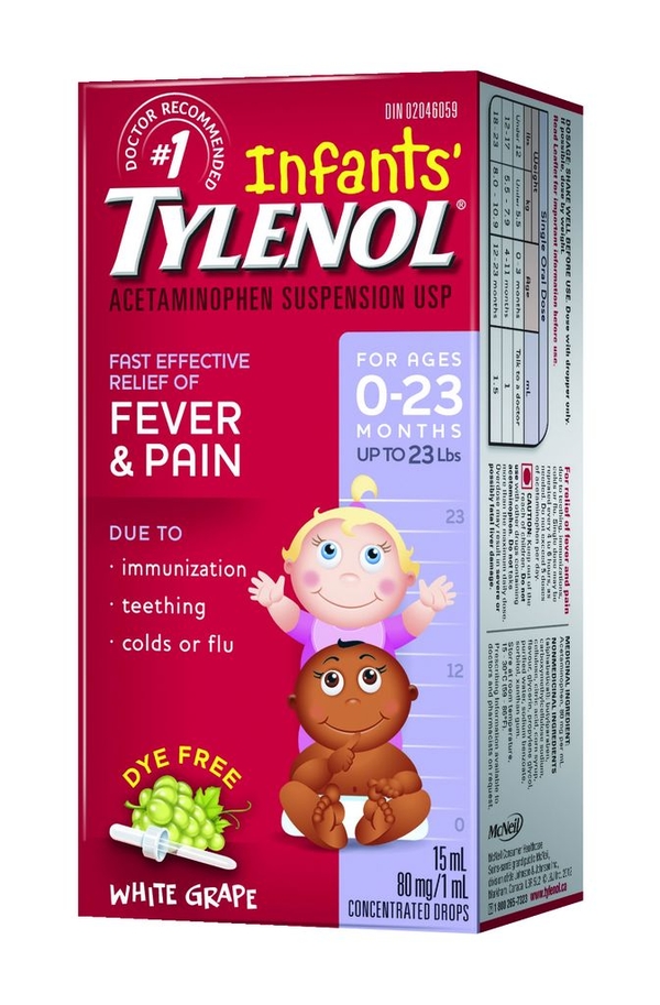 Детский Тайленол сироп,  лекарство от температуры для детей Тайленол