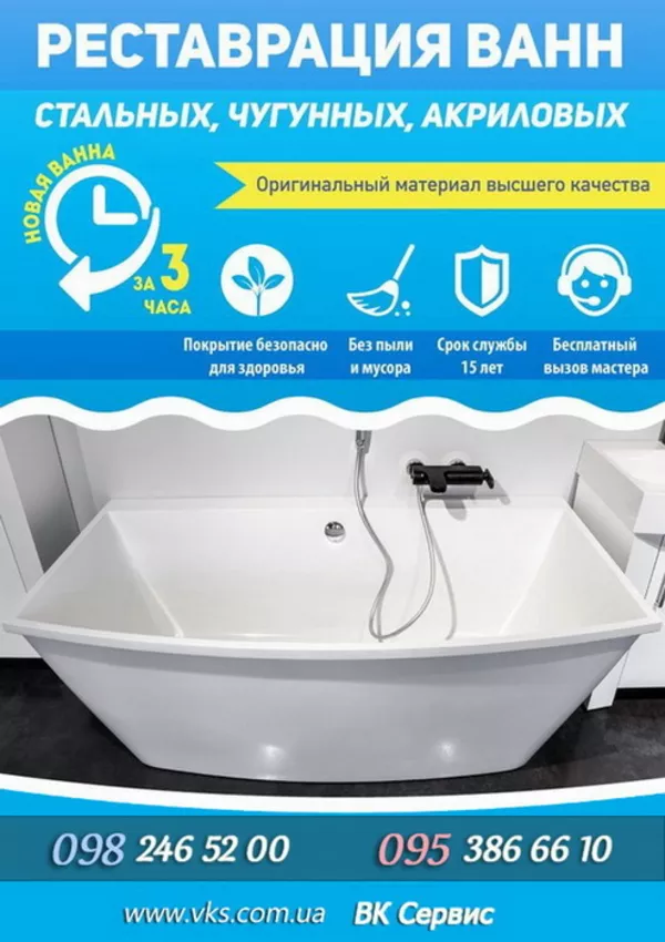 Реставрация ванн профессионально 2