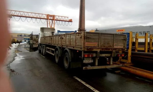 Грузоперевозки 23 тонны МАЗОМ- длинномером по Киеву и области 16грн/км 2