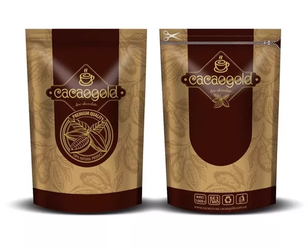 Какао порошок темный Gerkens Cacao Голландия 10-12% какао масла 