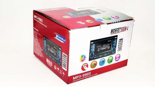 Автомагнитола 2din Pioneer 9903 USB+SD+AUX+пульт RGB подсветка 5