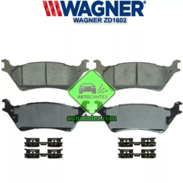 ZD1602 Колодки задние дисковые 3