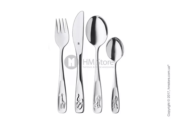 Потрясающий детский набор столовых приборов WMF коллекции Animals