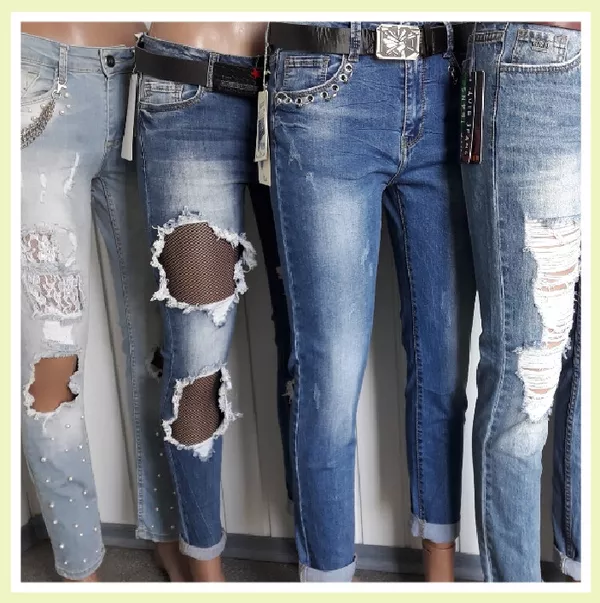 Женские джинсы! Самые модные цвета и узоры! 2