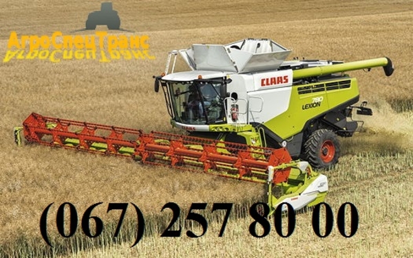 Аренда комбайнов Claas Lexion,  John-Deere,  New Holland,  Case.
