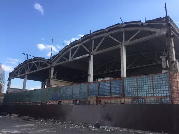 Монтаж металлоконструкций и сэндвич-панелей. 4