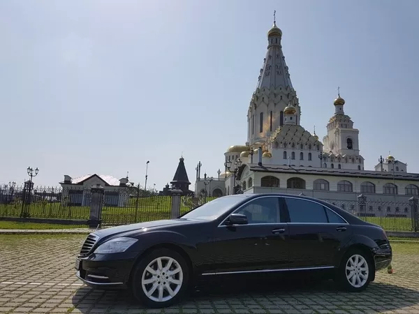 Аренда авто с водителем в Минске. Mercedes W221 S500 Long 