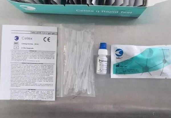 Експрес тести для швидкої діагностики коронавірусу Covid-19 Cellex Inс 4