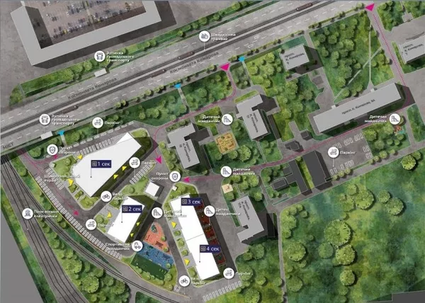 ЖК Современный квартал. Продажа помещений коммерческого назначения. Фа 3